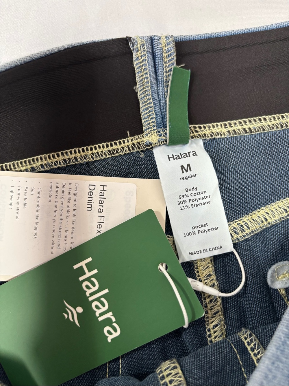 HALARA Blue Denim Flex Jeans - Picture 2 of 13